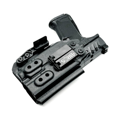 For the best Inside Waistband IWB AIWB Holster for the Walther PDP Compact 4" pistol with Streamlight TLR-8 weapon-mounted light shop Four Brothers Holsters. 