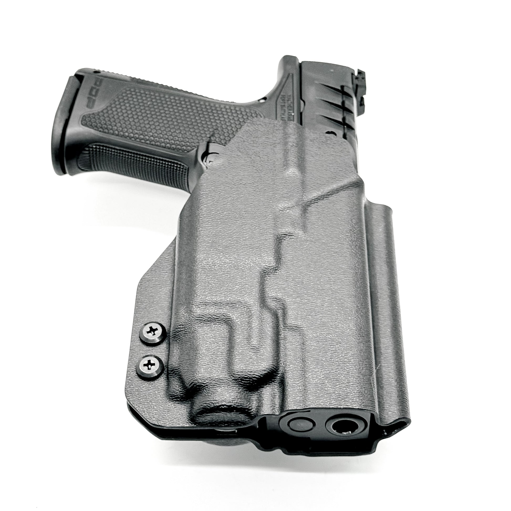 For the best Outside Waistband Holster for the Walther PDP Compact 4" pistol, & Streamlight TLR-8 mounted on the firearm, shop Four Brothers 4BROS Holsters. 