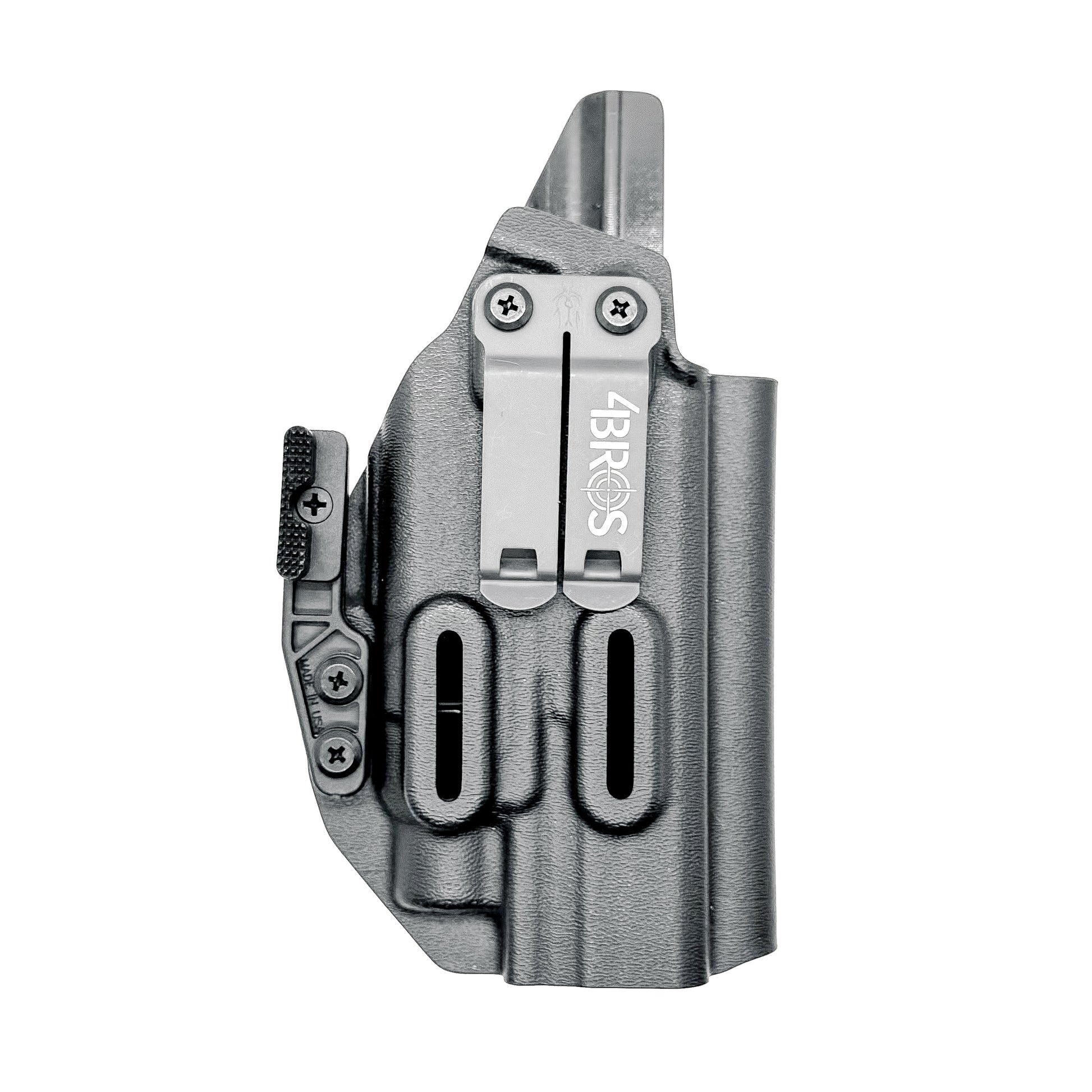 For the best IWB Kydex Inside Waistband Holster for the Walther PDP 5" Compact Pistol & Streamlight TLR-7 X, A or TLR-7 HL-X, shop Four Brothers Holsters