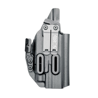 For the best IWB Kydex Inside Waistband Holster for the Walther PDP 5" Compact Pistol & Streamlight TLR-7 X, A or TLR-7 HL-X, shop Four Brothers Holsters