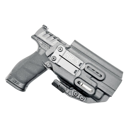 For the best IWB Kydex Inside Waistband Holster for the Walther PDP 5" Compact Pistol & Streamlight TLR-7 X, A or TLR-7 HL-X, shop Four Brothers Holsters