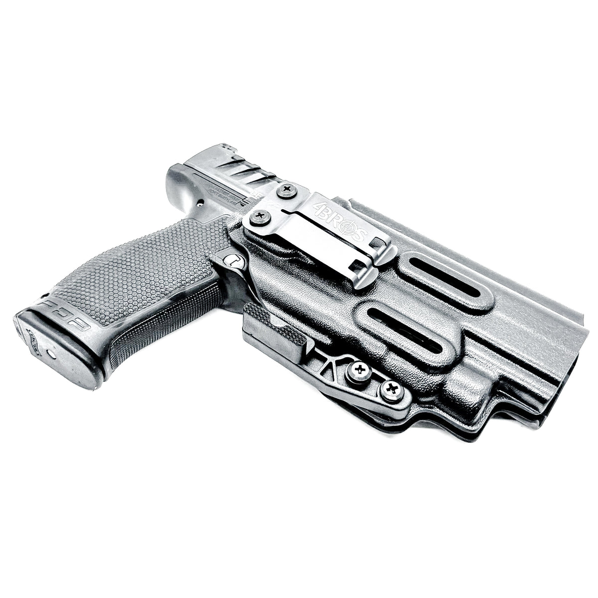 For the best IWB Kydex Inside Waistband Holster for the Walther PDP 5" Compact Pistol & Streamlight TLR-7 X, A or TLR-7 HL-X, shop Four Brothers Holsters