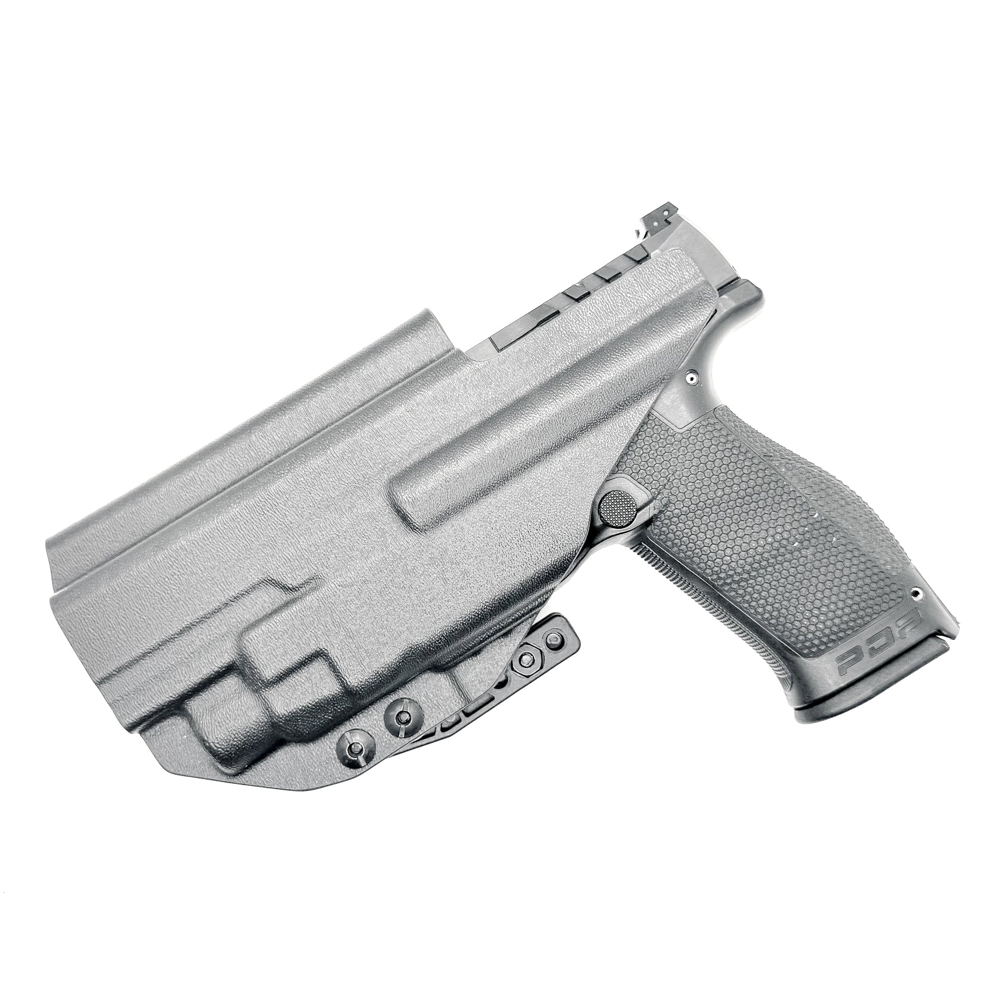 For the best IWB Kydex Inside Waistband Holster for the Walther PDP 5" Compact Pistol & Streamlight TLR-7 X, A or TLR-7 HL-X, shop Four Brothers Holsters