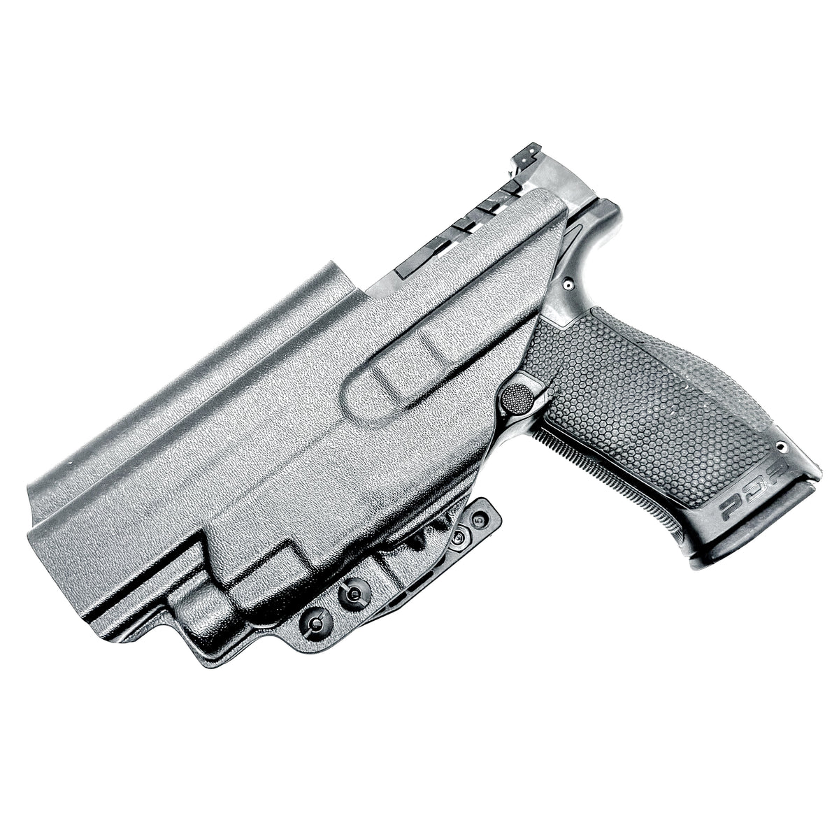 For the best IWB Kydex Inside Waistband Holster for the Walther PDP 5" Compact Pistol & Streamlight TLR-7 X, A or TLR-7 HL-X, shop Four Brothers Holsters