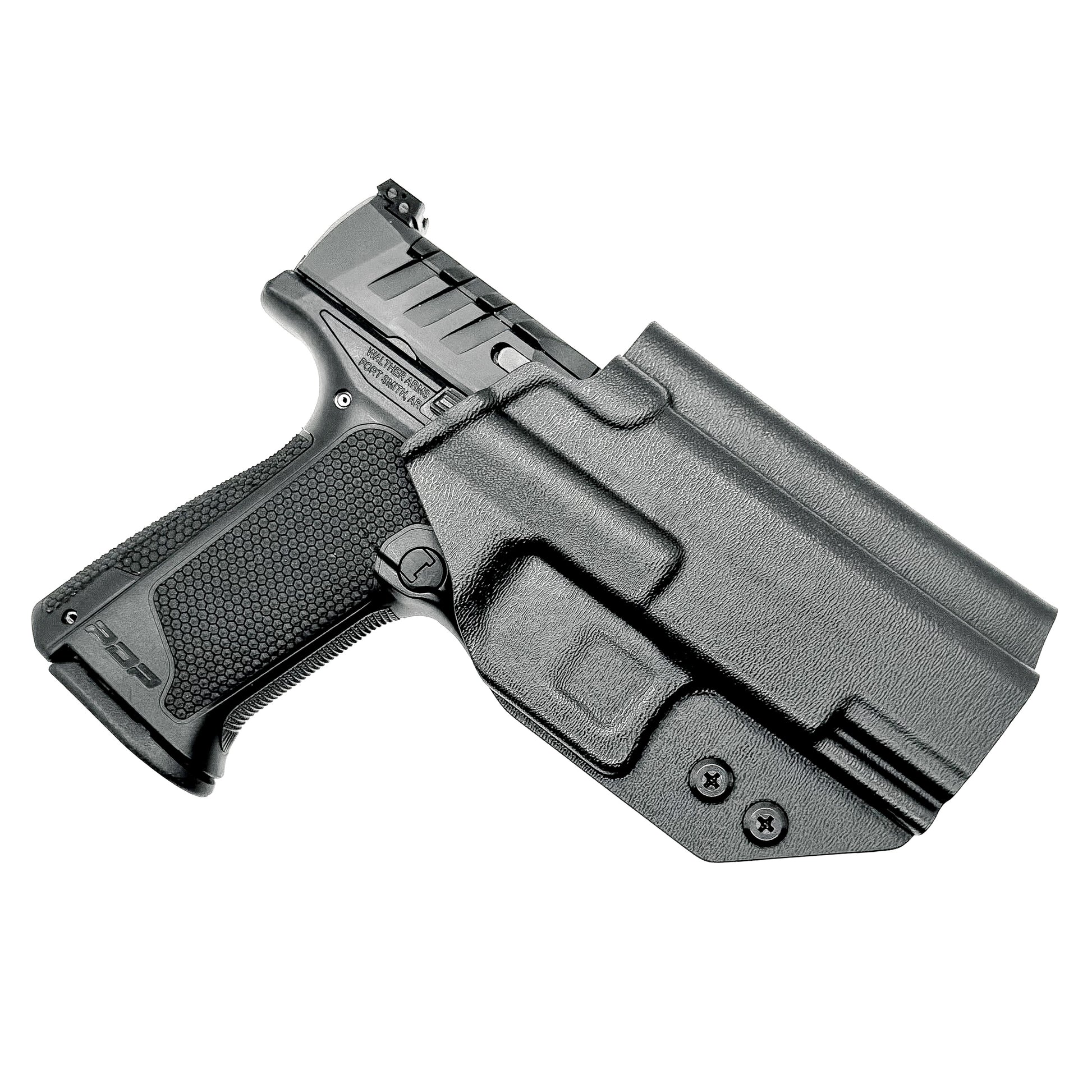 For the best, Outside Waistband OWB Kydex Holster for the Walther PDP F Series 4" & 3.5"  handgun, shop Four Brothers 4BROS Holsters.  Proudly made in the USA.