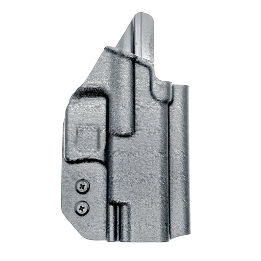 Outside the Waistband OWB holster for the Walther PDP FSeries 4" & 3.5" pistol in Black with the 4BROS 1.5" Belt Slide.