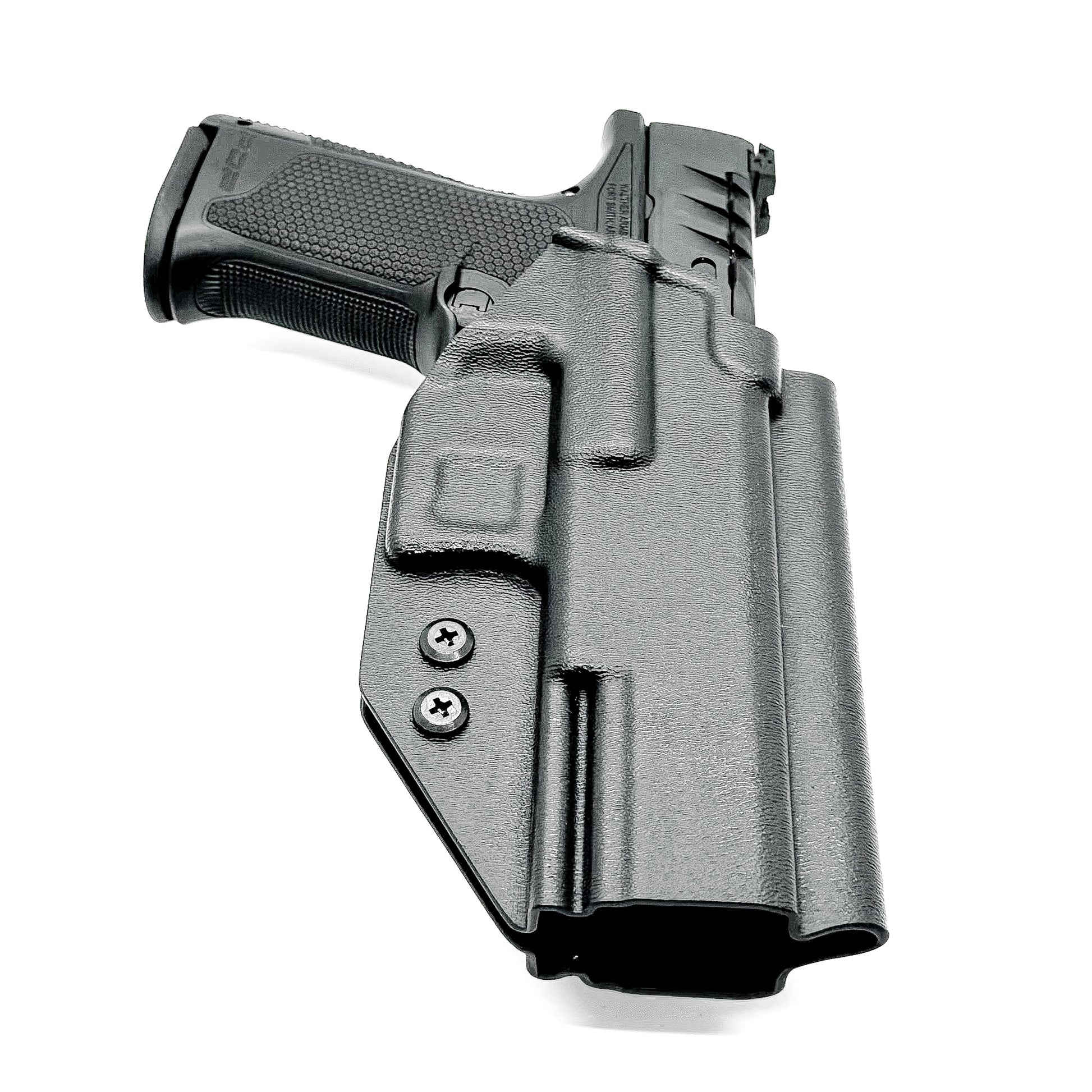 For the best Outside Waistband OWB Holster for the Walther PDP Full Size 4.5" pistol shop Four Brothers 4BROS Holsters.  Proudly manufactured in the USA.