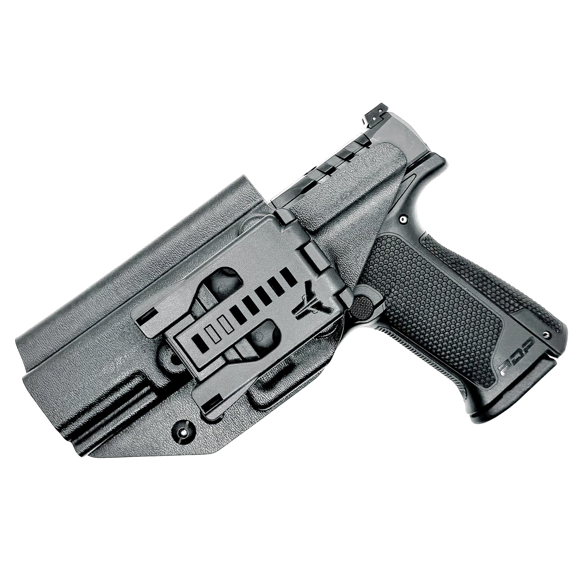 For the best Outside Waistband OWB Holster for the Walther PDP Full Size 4.5" pistol shop Four Brothers 4BROS Holsters.  Proudly manufactured in the USA.