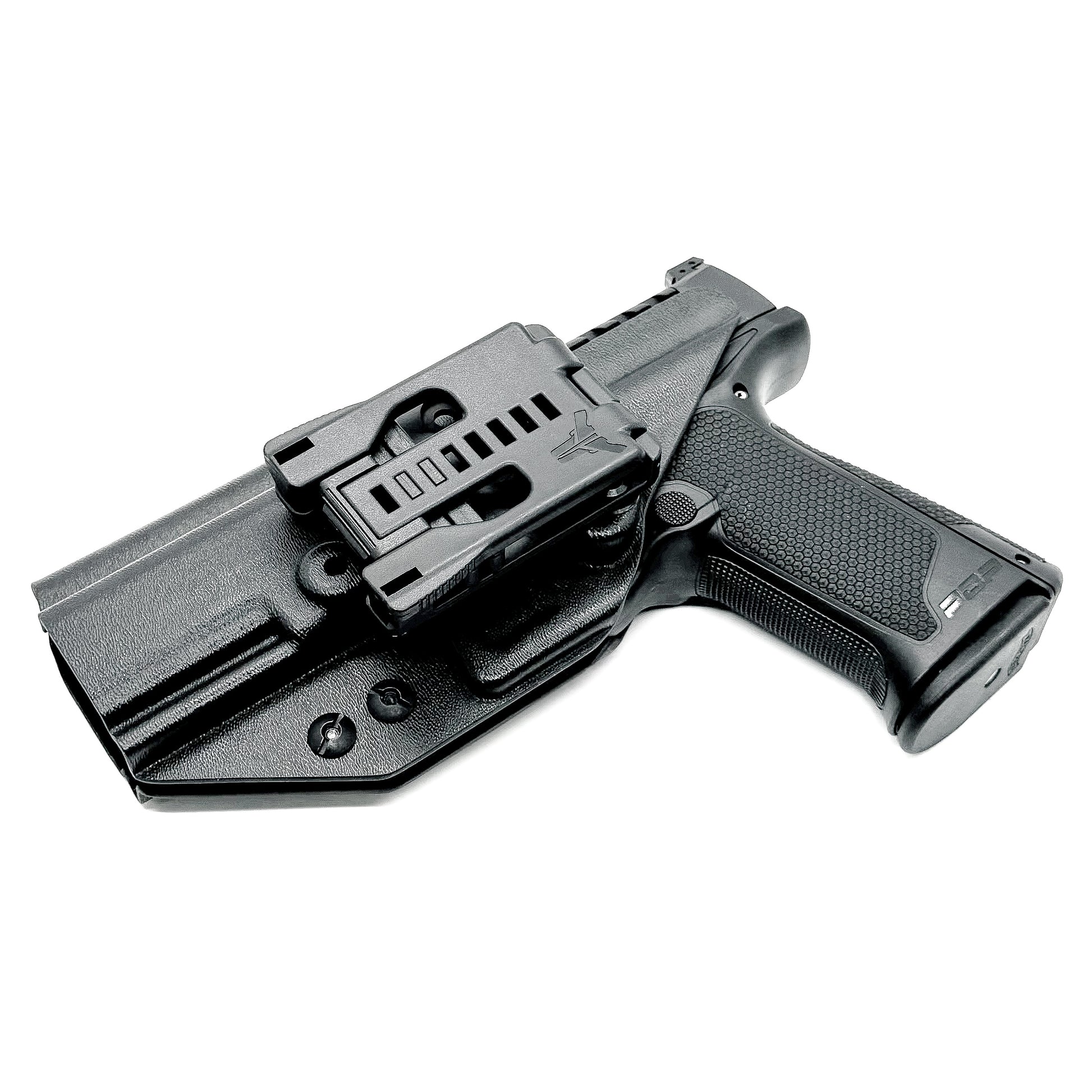 For the best Outside Waistband OWB Holster for the Walther PDP Full Size 4.5" pistol shop Four Brothers 4BROS Holsters.  Proudly manufactured in the USA.