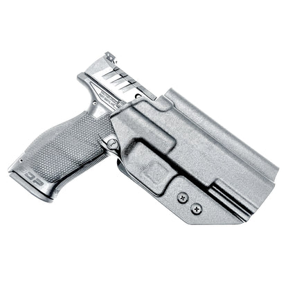Outside the Waistband OWB holster for the Walther PDP Full Size 4.5" pistol in Black with the 4BROS 1.5" Belt Slide.