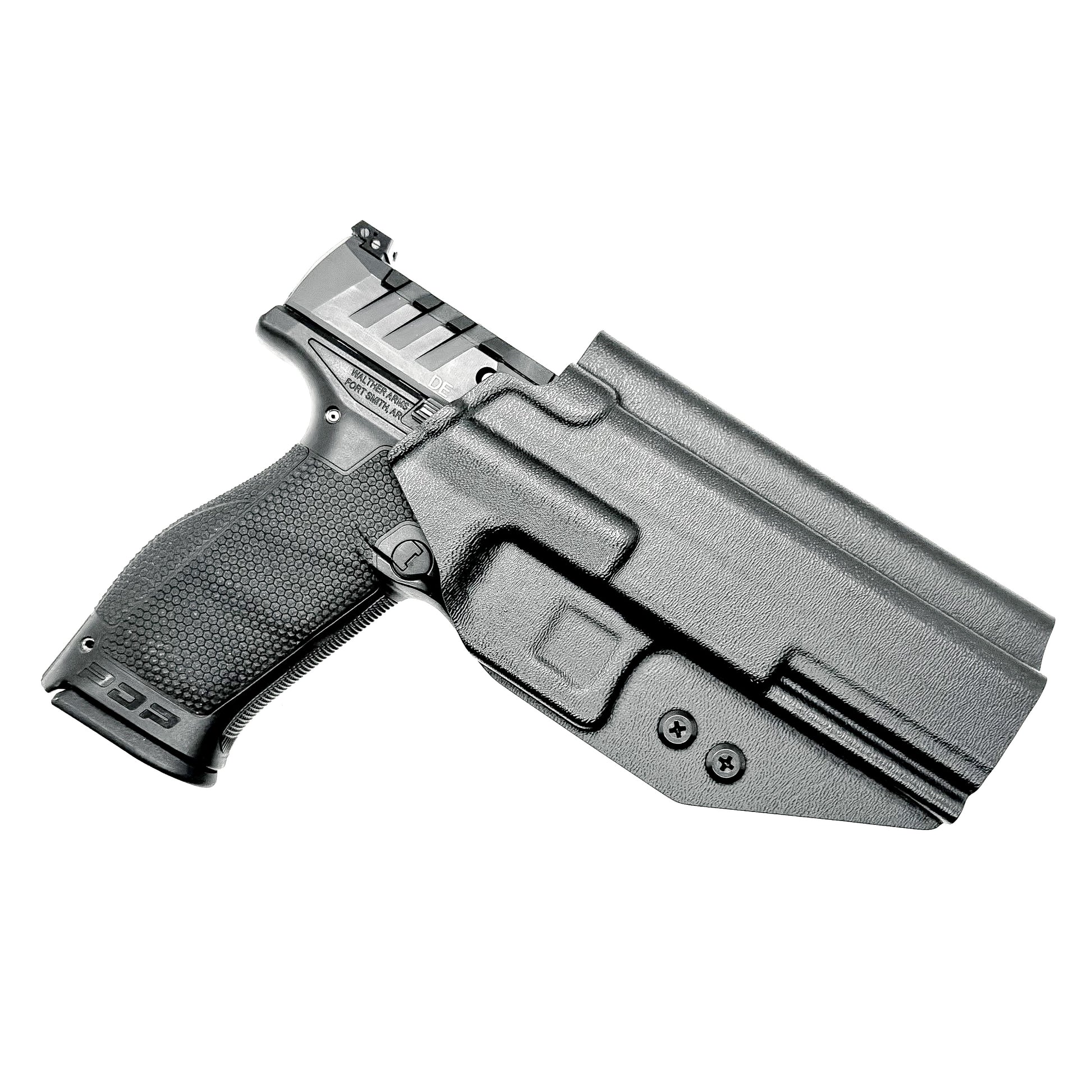For the best Outside Waistband OWB Holster for the Walther PDP Full Size 5" pistol, shop Four Brothers 4BROS Holsters.  Proudly manufactured in the USA.