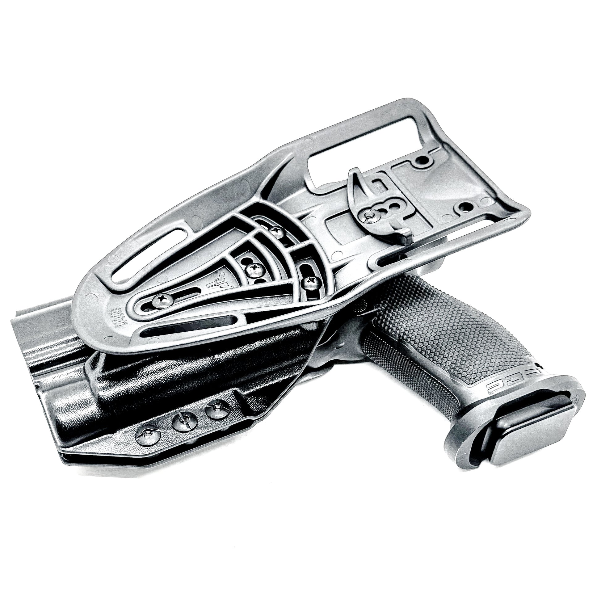 Duty & Competition OWB Holster for the  Pro-X PMM Full Size and PDP Pro-X PMM Compact 4.6" pistols with the Streamlight TLR-1 HL-X, from Four Brothers Holsters.