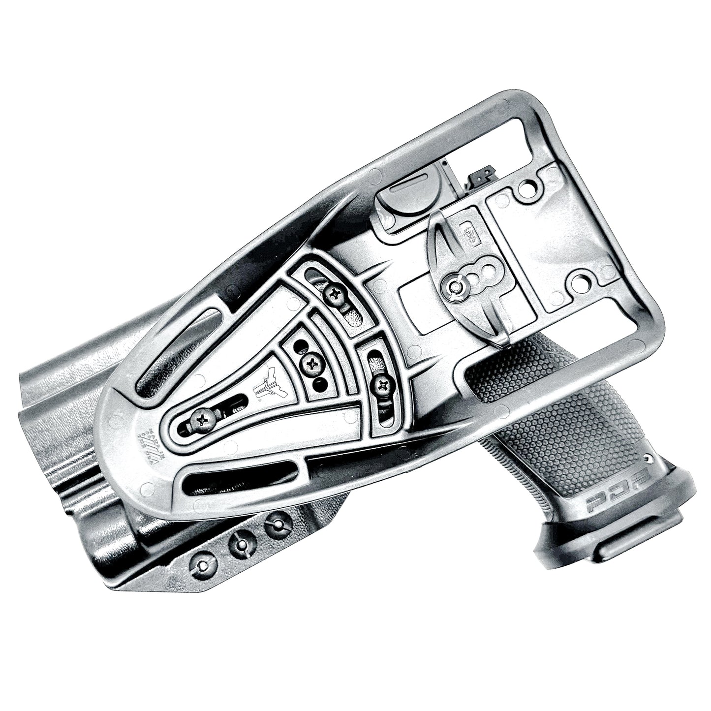 Duty & Competition OWB Holster for the  Pro-X PMM Full Size and PDP Pro-X PMM Compact 4.6" pistols with the Streamlight TLR-1 HL-X, from Four Brothers Holsters.