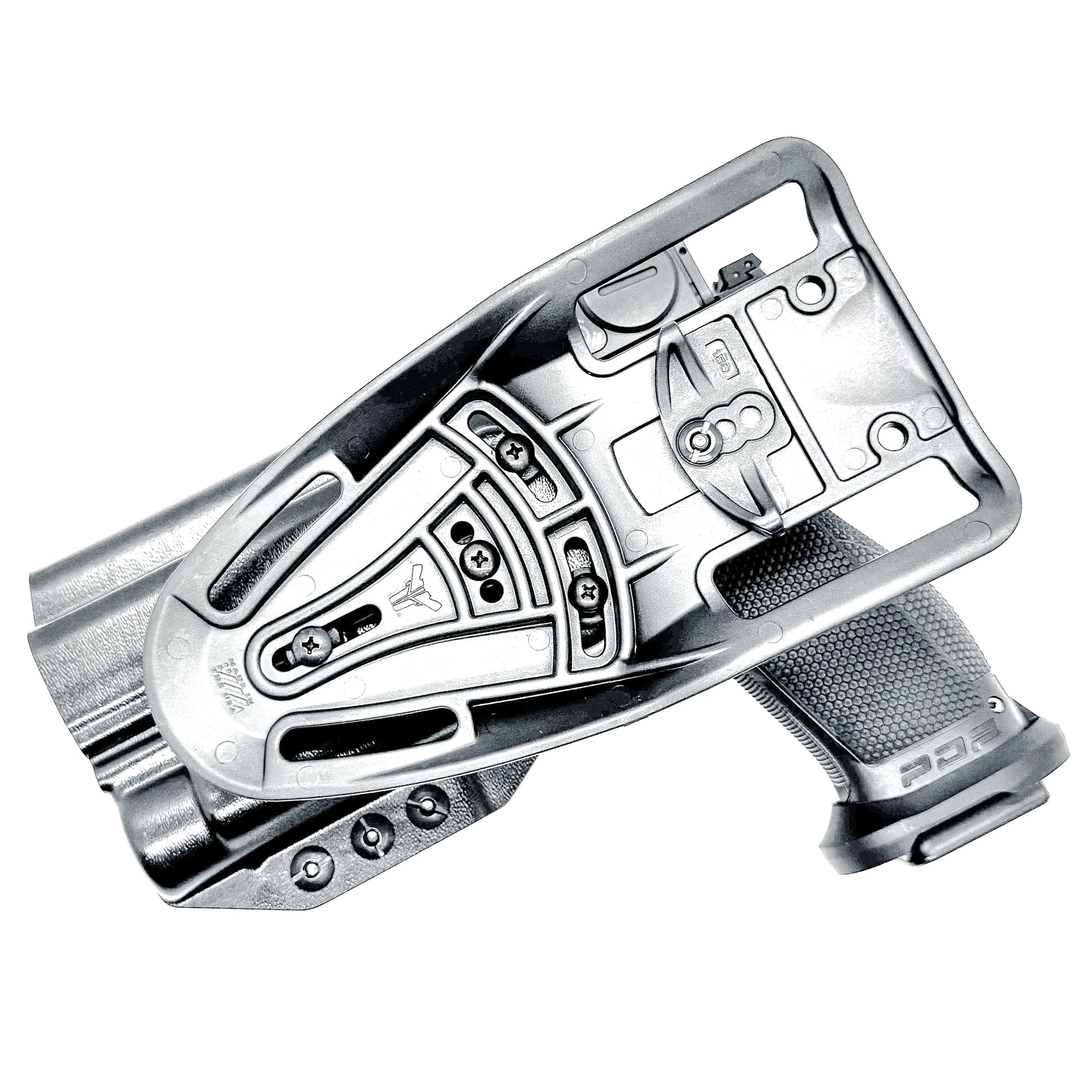 Duty & Competition OWB Holster for the  Pro-X PMM Full Size and PDP Pro-X PMM Compact 4.6" pistols with the Streamlight TLR-1 HL-X, from Four Brothers Holsters.