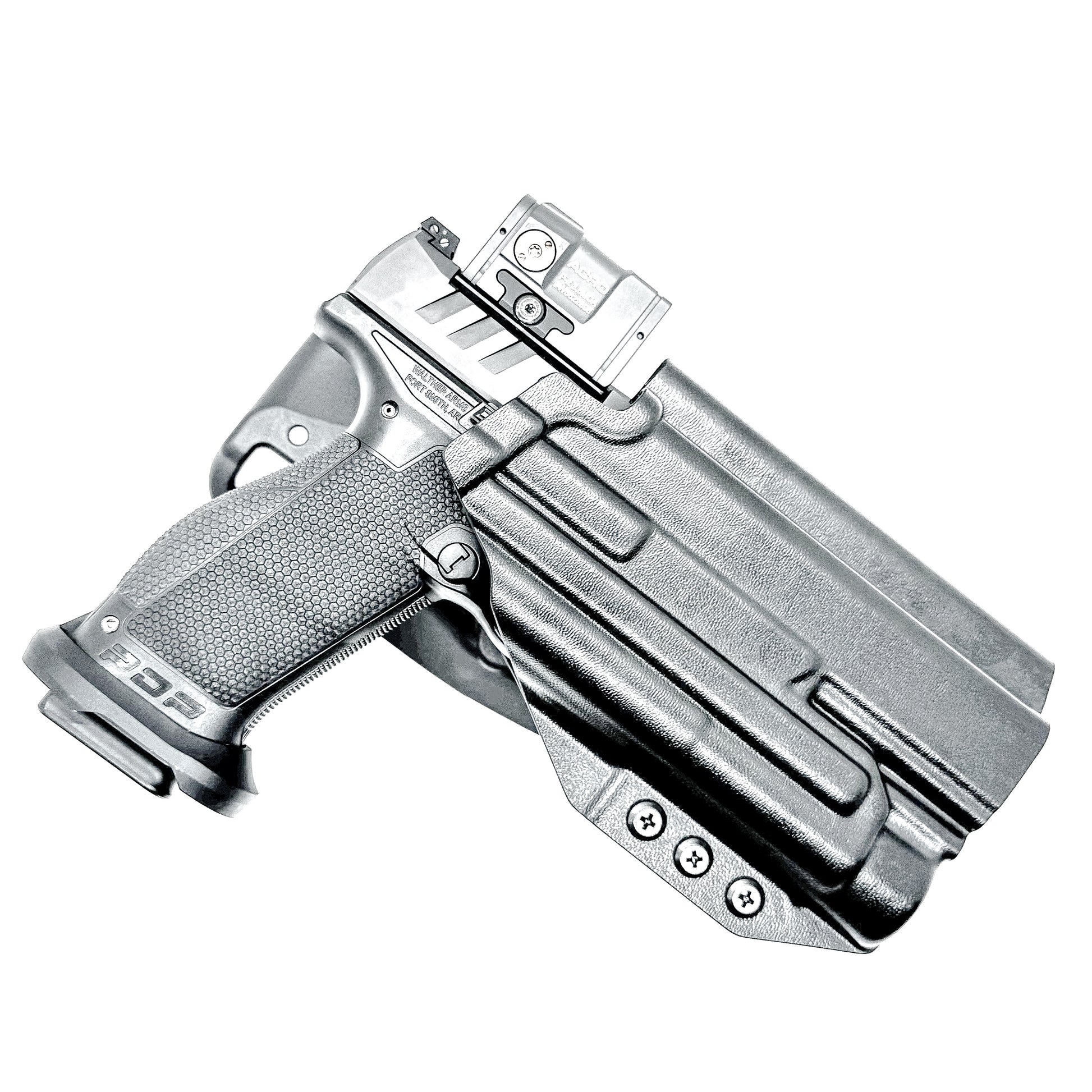 Duty & Competition OWB Holster for the  Pro-X PMM Full Size and PDP Pro-X PMM Compact 4.6" pistols with the Streamlight TLR-1 HL-X, from Four Brothers Holsters.