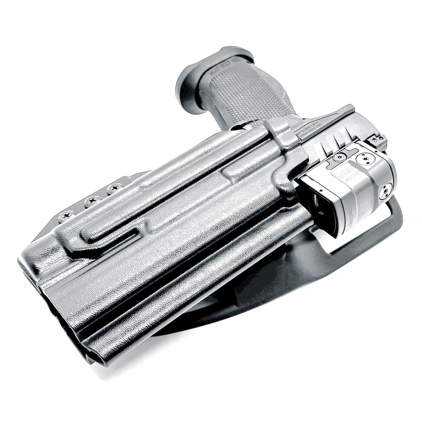 Duty & Competition OWB Holster for the  Pro-X PMM Full Size and PDP Pro-X PMM Compact 4.6" pistols with the Streamlight TLR-1 HL-X, from Four Brothers Holsters.