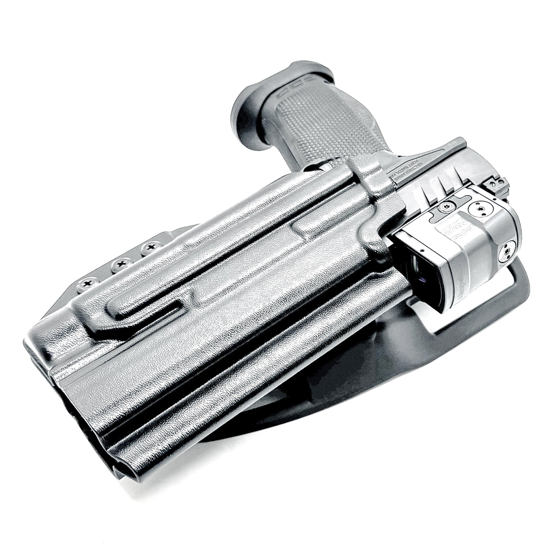 Duty & Competition OWB Holster for the  Pro-X PMM Full Size and PDP Pro-X PMM Compact 4.6" pistols with the Streamlight TLR-1 HL-X, from Four Brothers Holsters.