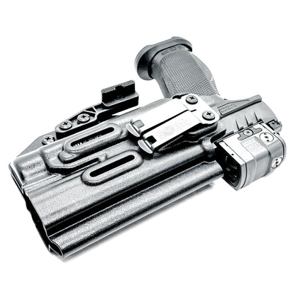 Inside Waistband IWB AIWB Holster for the Walther Pro-X PMM Full Size  or PDP Pro-X PMM Compact 4.6" & Streamlight TLR-1 HL-X USB from 4 Brothers Holsters.