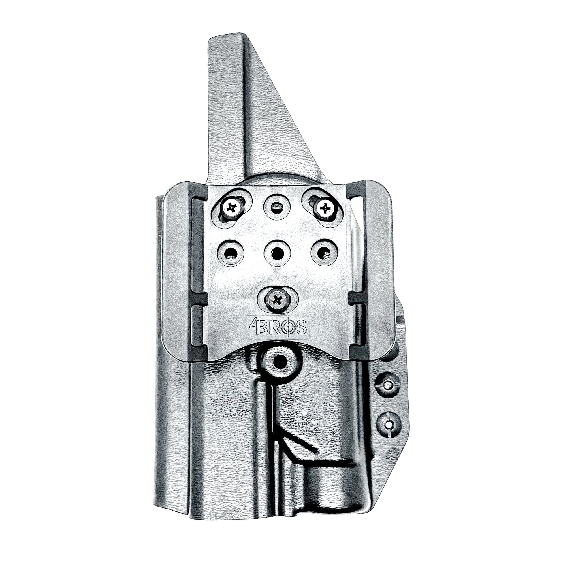 Outside Waistband OWB Holster for the Walther Pro-X PMM Full Size and PDP Pro-X PMM Compact 4.6" with the Streamlight TLR-1 HL-X USB from 4 Brothers Holsters.