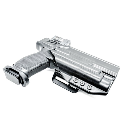 Outside Waistband OWB Holster for the Walther Pro-X PMM Full Size and PDP Pro-X PMM Compact 4.6" with the Streamlight TLR-1 HL-X USB from 4 Brothers Holsters.