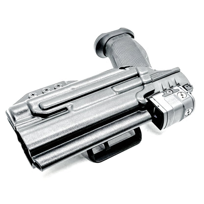 Outside Waistband OWB Holster for the Walther Pro-X PMM Full Size and PDP Pro-X PMM Compact 4.6" with the Streamlight TLR-1 HL-X USB from 4 Brothers Holsters.