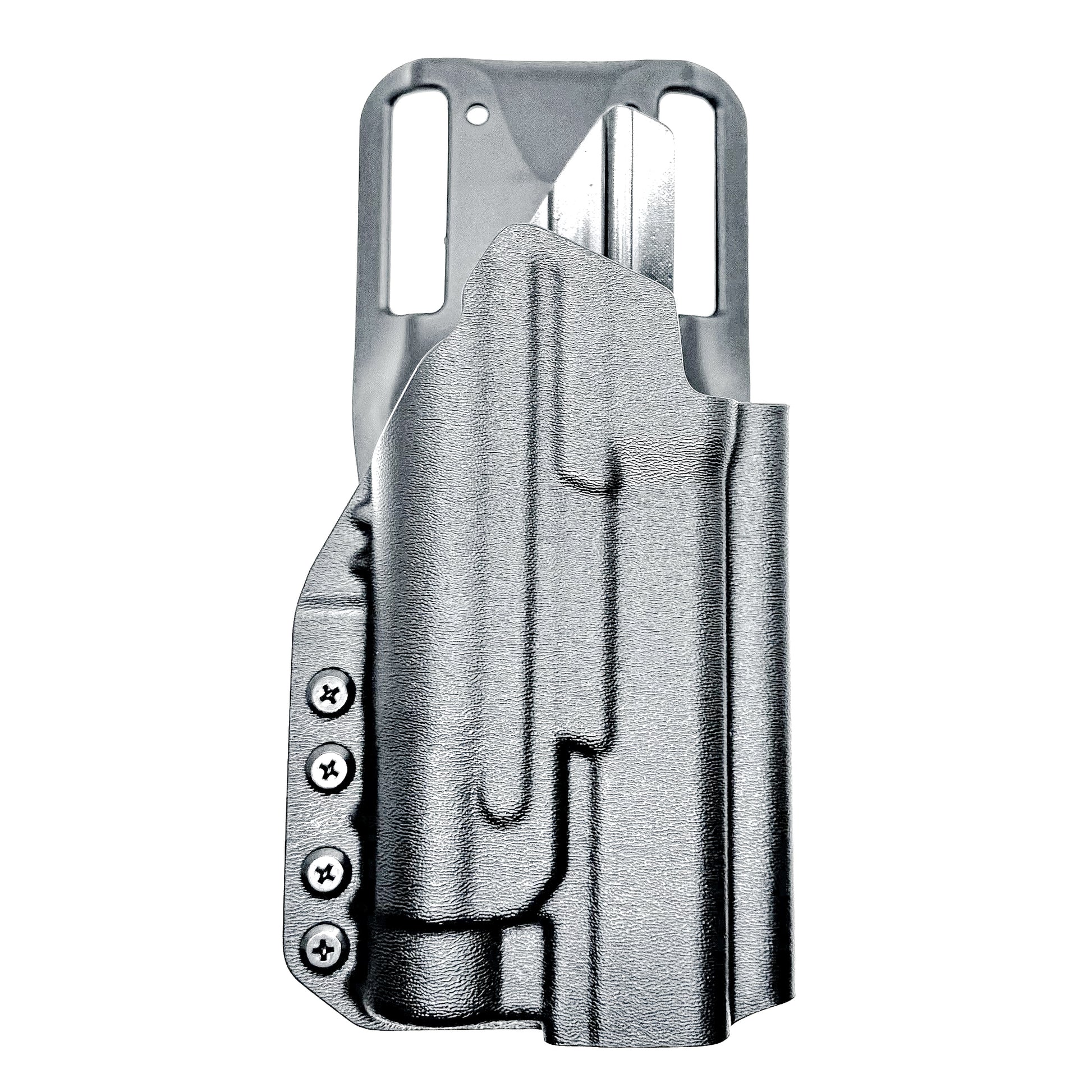 Black OWB Competition Holster for Walther Pro-X PMM Full Size and PDP Pro-X PMM Compact 4.6" & TLR-1 HL from Four Brothers Holsters
