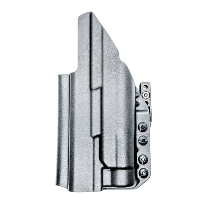 Inside Waistband Holster for the PDP Pro-X PMM with the TLR-1 HL light shown in black with a DCC Monoblock and a modwing.