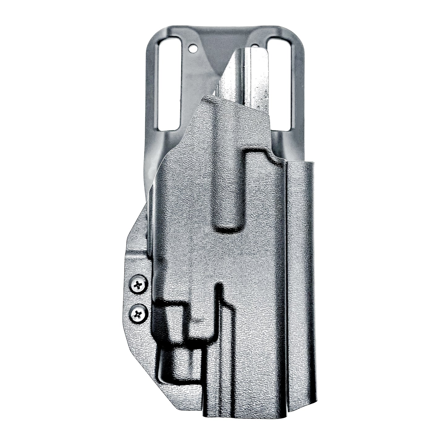 Black OWB Competition Holster for Walther PDP 5" Full-Size, Compact, & Pro SD Compact 4.6" & 5.1" with the TLR-7 HL-X, X & A from Four Brothers Holsters. 