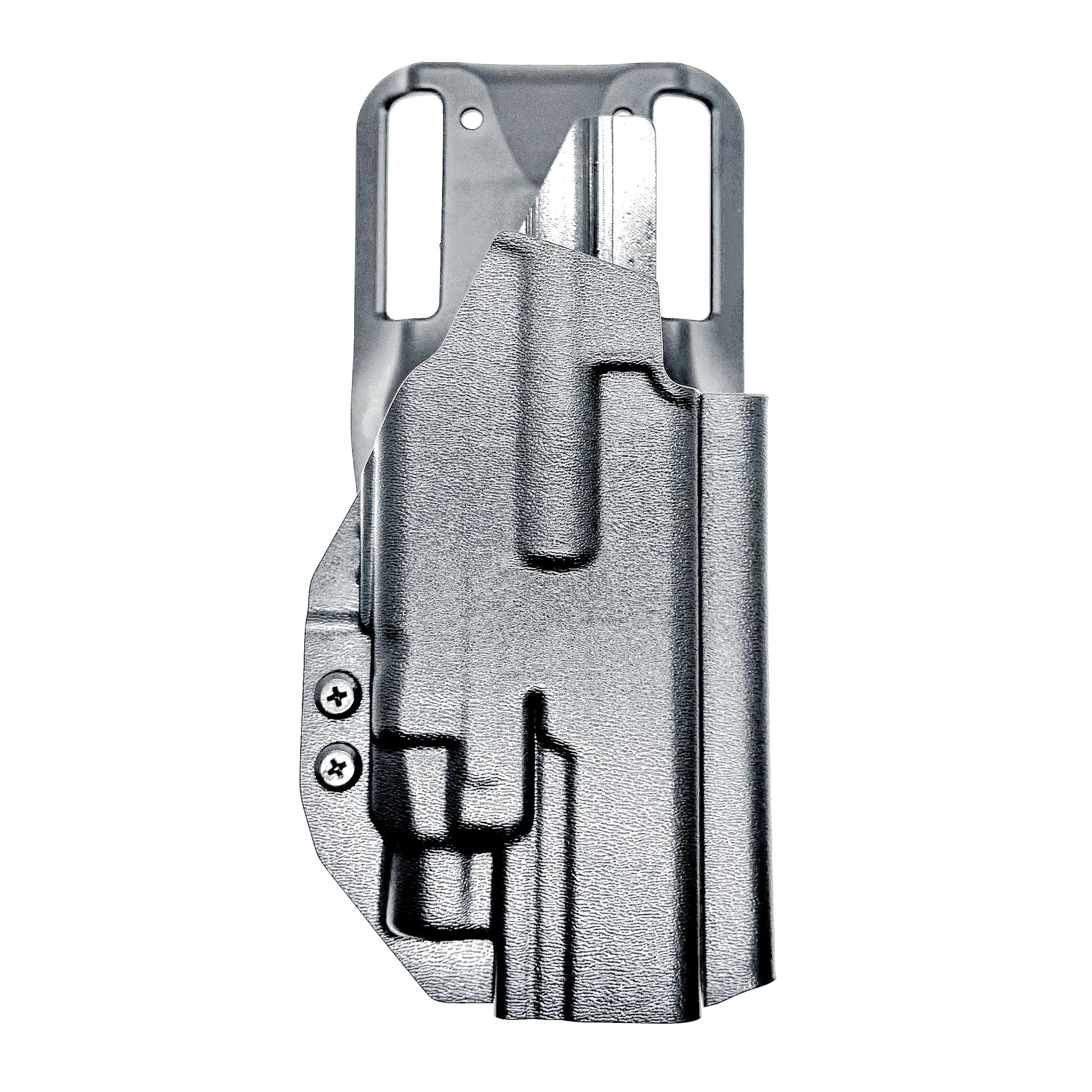 Black OWB Competition Holster for Walther PDP 5" Full-Size, Compact, & Pro SD Compact 4.6" & 5.1" with the TLR-7 HL-X, X & A from Four Brothers Holsters. 