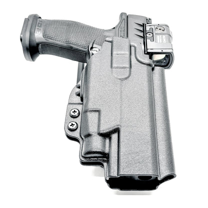Black OWB Competition Holster for Walther Pro-X PMM Full Size and PDP Pro-X PMM Compact 4.6" with the TLR-7 HL-X, X & A from Four Brothers Holsters. 