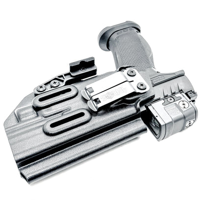 Inside Waistband IWB AIWB Holster for the Walther Pro-X PMM Full Size and PDP Pro-X PMM Compact 4.6"  & Streamlight TLR-7 HL-X from Four Brothers Holsters. 