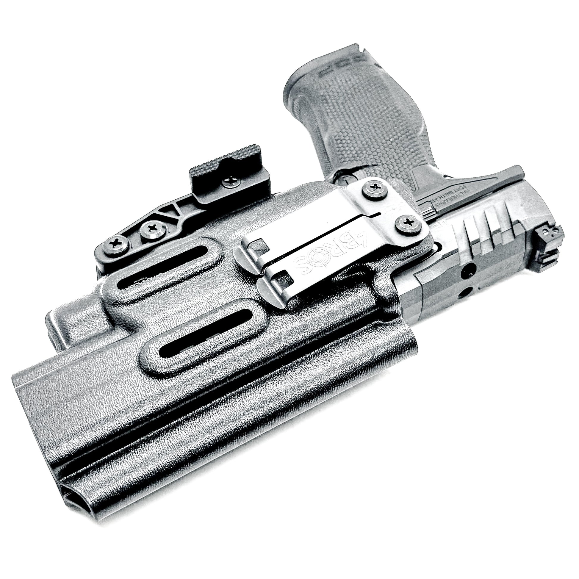 For the best IWB Kydex Inside Waistband Holster for the Walther PDP Pro SD 5.1"  & Streamlight TLR-7X, A or HL-X, shop Four Brothers Holsters