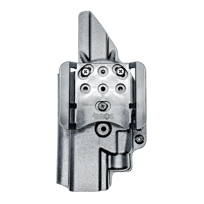 Black Outside Waistband OWB Holster for the Walther PDP Pro SD 5.1" pistol with the Streamlight TLR-7 X, TLR-7 HL-X, & A, with 4BROS 1.5" Belt Slide from Four Brothers holsters.