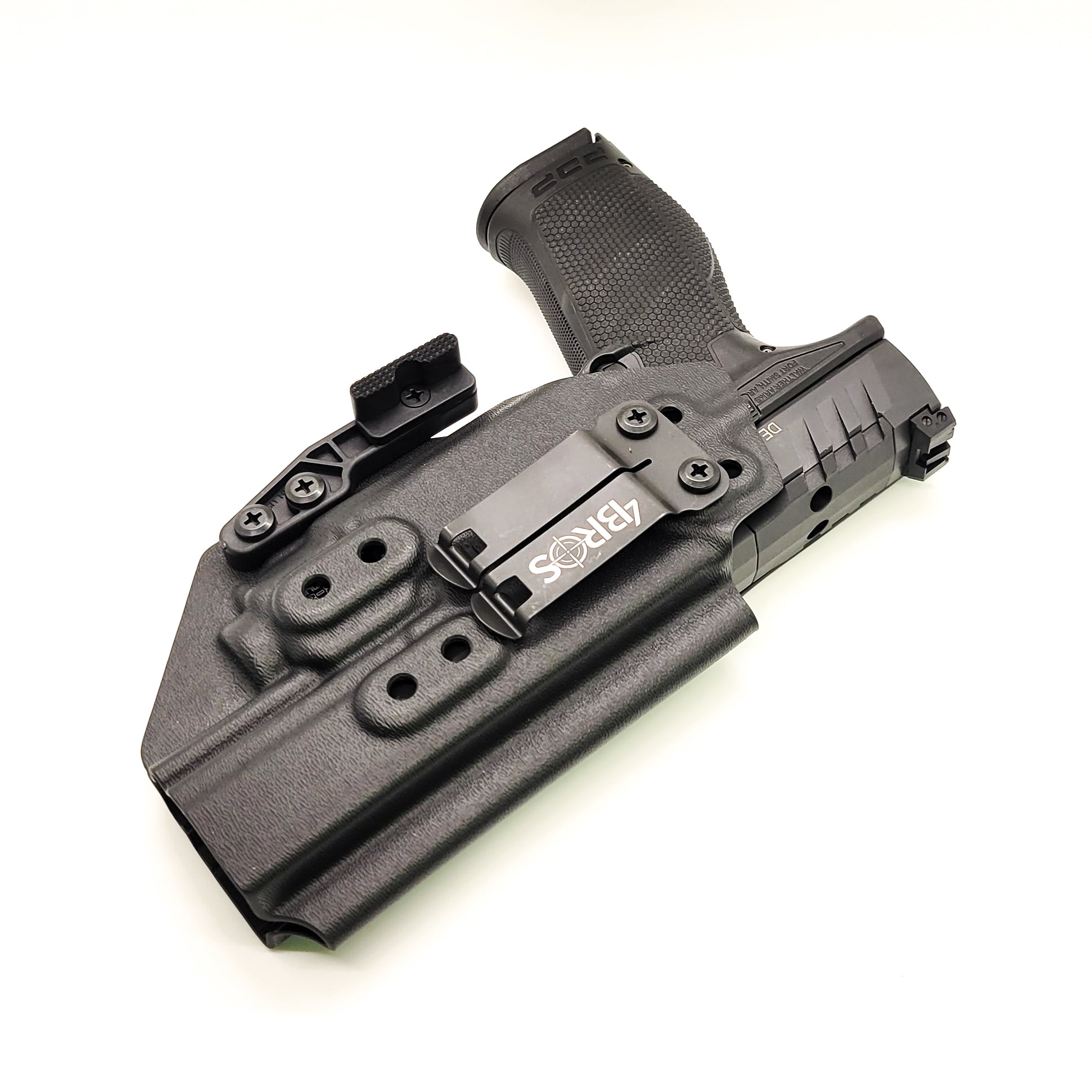 For the best concealed carry Inside Waistband IWB AIWB Holster for the Walther PDP Pro SD Full Size 5.1" &  Streamlight TLR-8 A, shop Four Brothers Holsters.