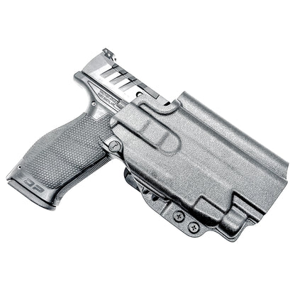 Black Outside Waistband OWB Holster for the Walther PDP Pro SD Compact 4.6" pistol & Streamlight TLR-7 X, TLR-7 HL-X, & A shown with a 4BROS 1.5" Belt Slide.