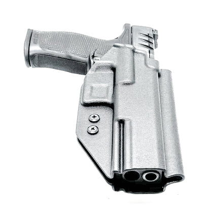 Black Oustside Waistband OWB holster for the Walther PDP Pro SD 5.1" pistol with the 4BROS 1.5" Belt Slide.