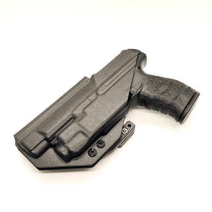 For the best, most comfortable, AIWB, IWB, Kydex Inside Waistband Holster designed to fit the Walther PPQ M2 5” pistol with Streamlight TLR-7X, TLR-7 X, & TLR-7 A, shop Four Brothers 4BROS holsters. Adjustable retention, full sweat guard, minimal material and smooth edges for comfort and concealment. Made in the USA