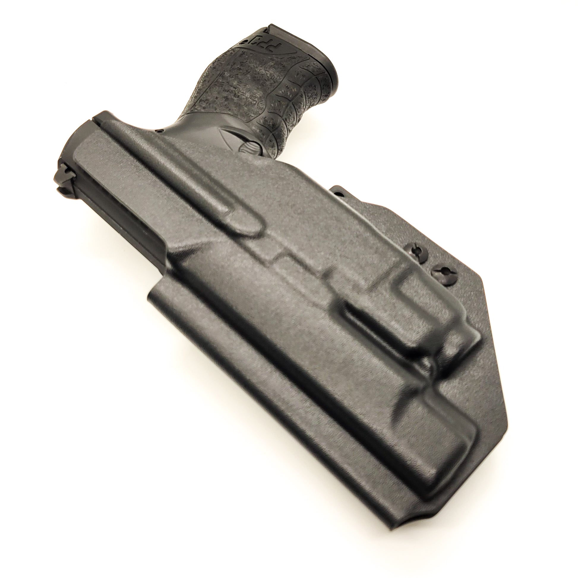 For the best, most comfortable, AIWB, IWB, Kydex Inside Waistband Holster designed to fit the Walther PPQ M2 5” pistol with Streamlight TLR-7X, TLR-7 X, & TLR-7 A, shop Four Brothers 4BROS holsters. Adjustable retention, full sweat guard, minimal material and smooth edges for comfort and concealment. Made in the USA