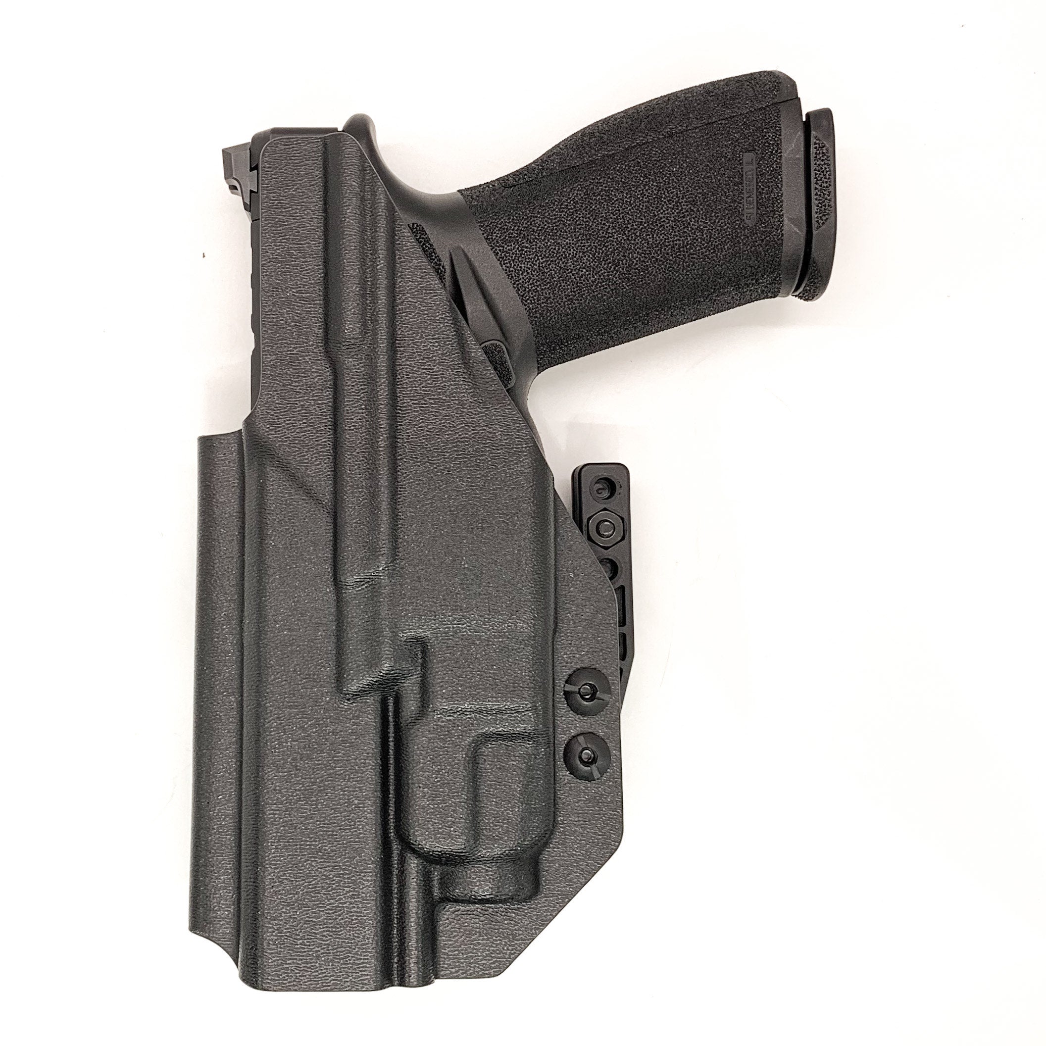 For the best IWB Inside Waistband Holster designed to fit the Springfield Armory Echelon and Streamlight TLR-7A, shop Four Brothers Holsters.  Full sweat guard, adjustable retention, clear dor a red dot sight, minimal material & smooth edges to reduce printing. Proudly made in the USA by veterans and law enforcement. 