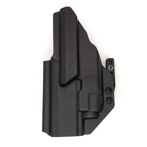 Inside Waistband Holster designed to fit the Sig Sauer P320 Full Size, X5, and M17 pistols with the Streamlight TLR-8 or TLR-8A light and GoGuns USA Gas Pedal mounted to the pistol. The holster retention is on the light itself, which means the holster will not work without the light mounted on the firearm.