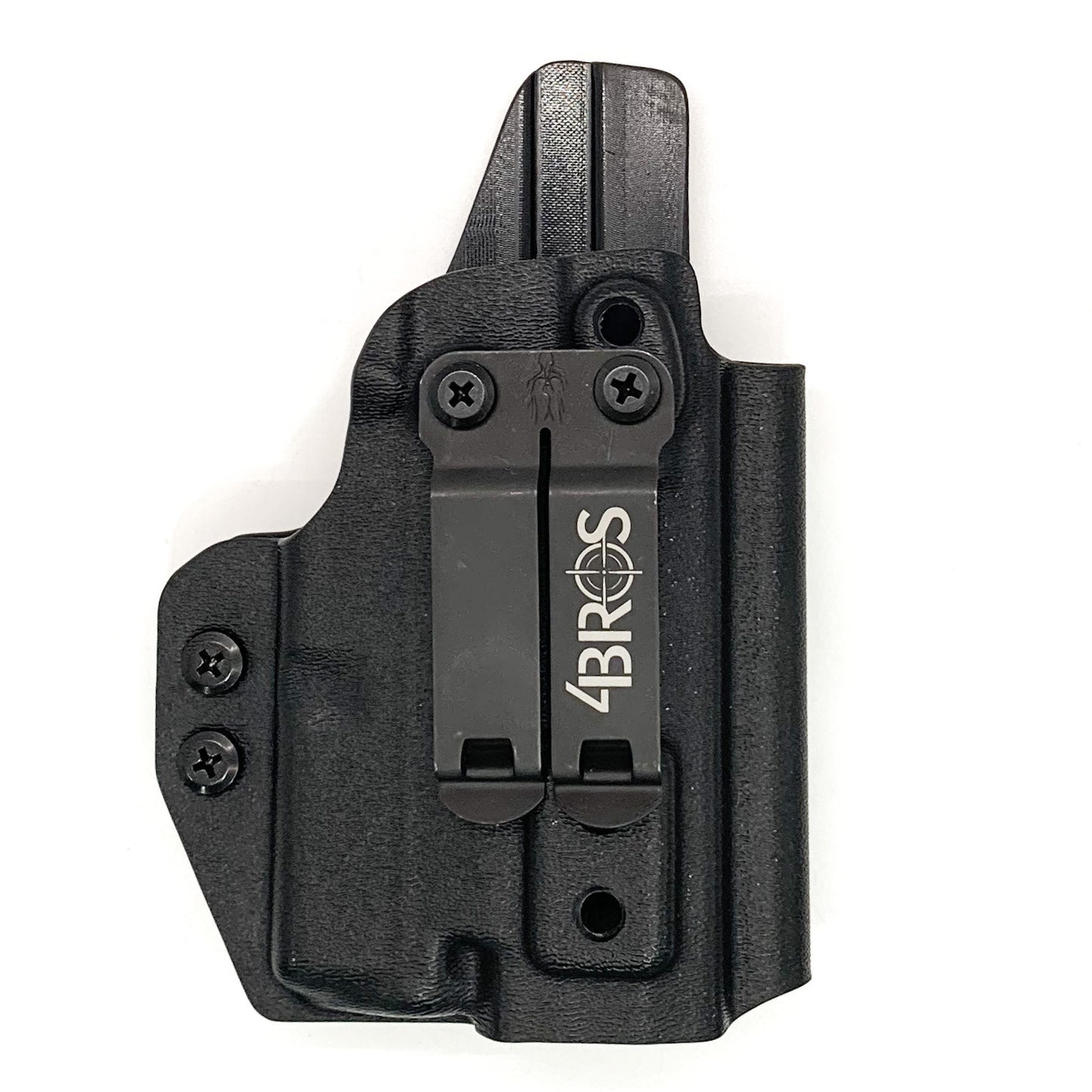 Inside Waistband Holster designed to fit the Sig P365 or P365X pistol with Streamlight TLR-6 light. Holster has adjustable retention,  high sweat shield standard. Profile of the holster cut to allow a red dot sight.  Open muzzle for threaded barrels.