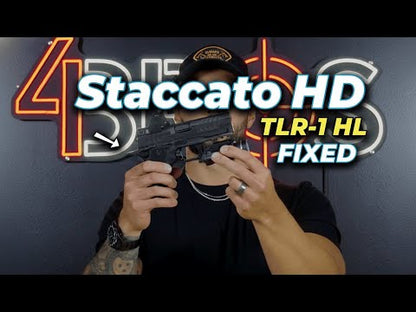 precision-made replacement key is designed specifically for the Staccato HD P4 to reposition the Streamlight TLR-1 HL closer to the trigger guard