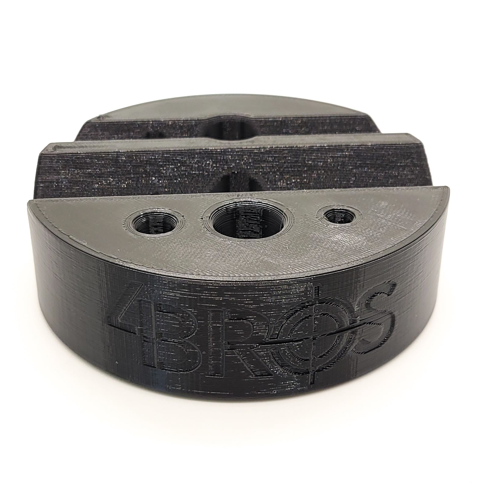 Armorer & Gunsmith 3D-printed Universal Bench Block from Four Brothers Holsters makes the removal of pins from firearms & devices simple, easy, and quick. 