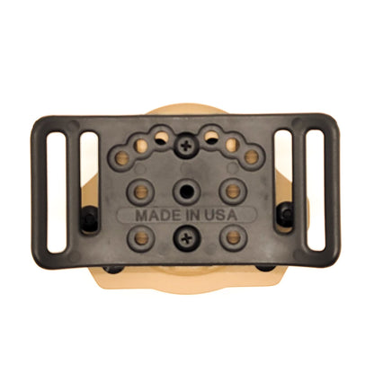 Kydex dip can (or chew can) holster designed to ride on your belt and hold your favorite adult lip candy securely, shop Four Brothers Holsters. 