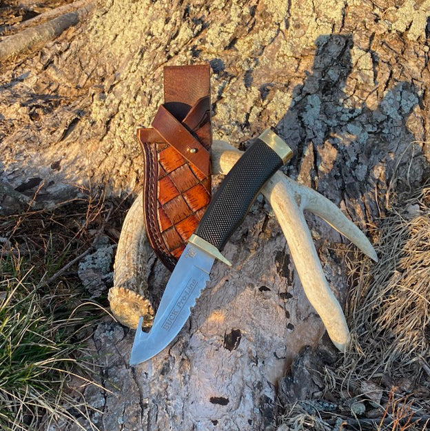 Our 4Bros Custom Leather Knife Sheath is a 100% custom-made knife sheath that is made by hand specifically for your knife by our Leatherworker. 