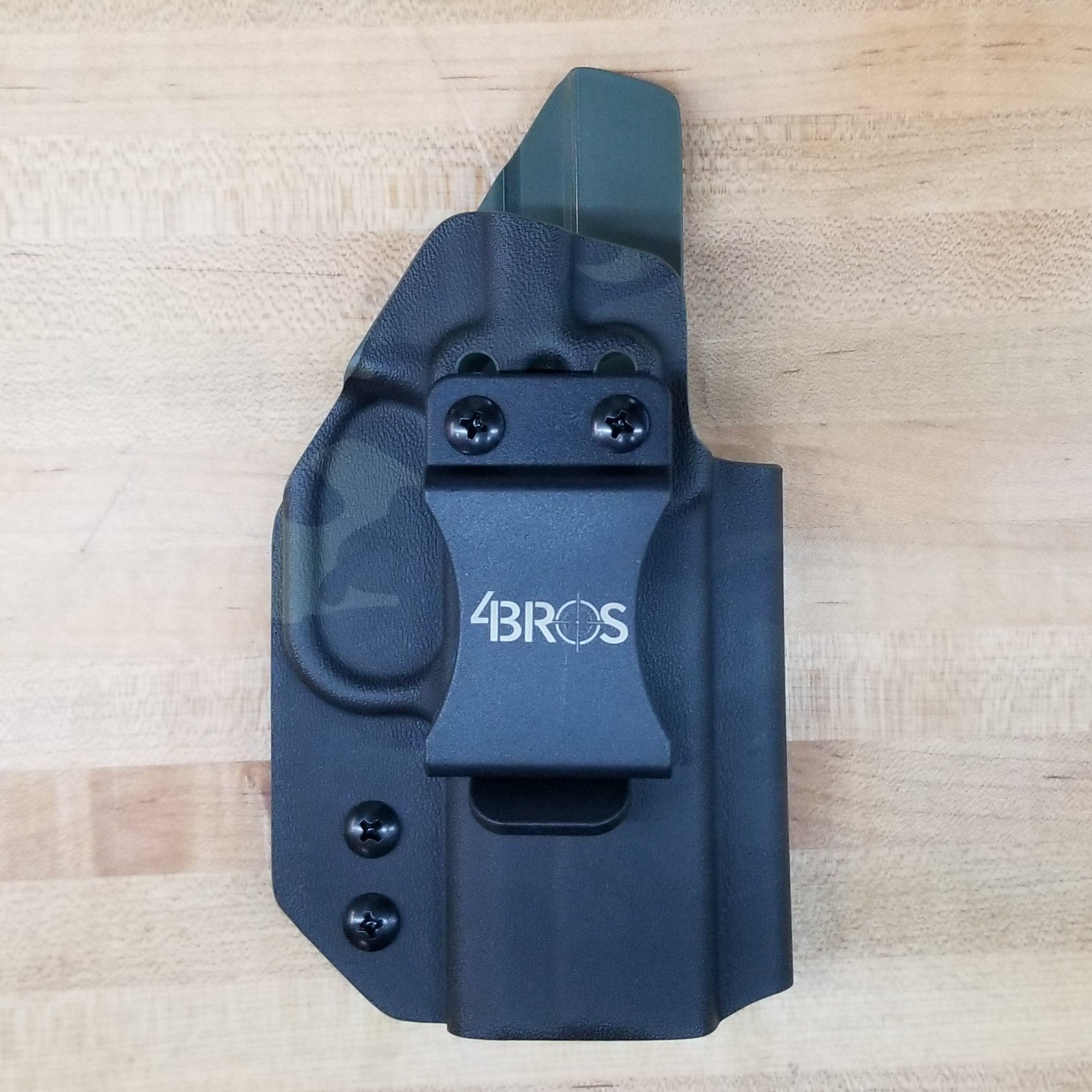 For the best IWB Kydex Inside Waistband Holster for the FN 509 Compact handgun, shop Four Brothers 4BROS Holsters.  Our holsters are proudly made in the USA.  