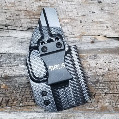 For the best IWB Kydex Inside Waistband Holster for the FN 509 Compact handgun, shop Four Brothers 4BROS Holsters.  Our holsters are proudly made in the USA.  