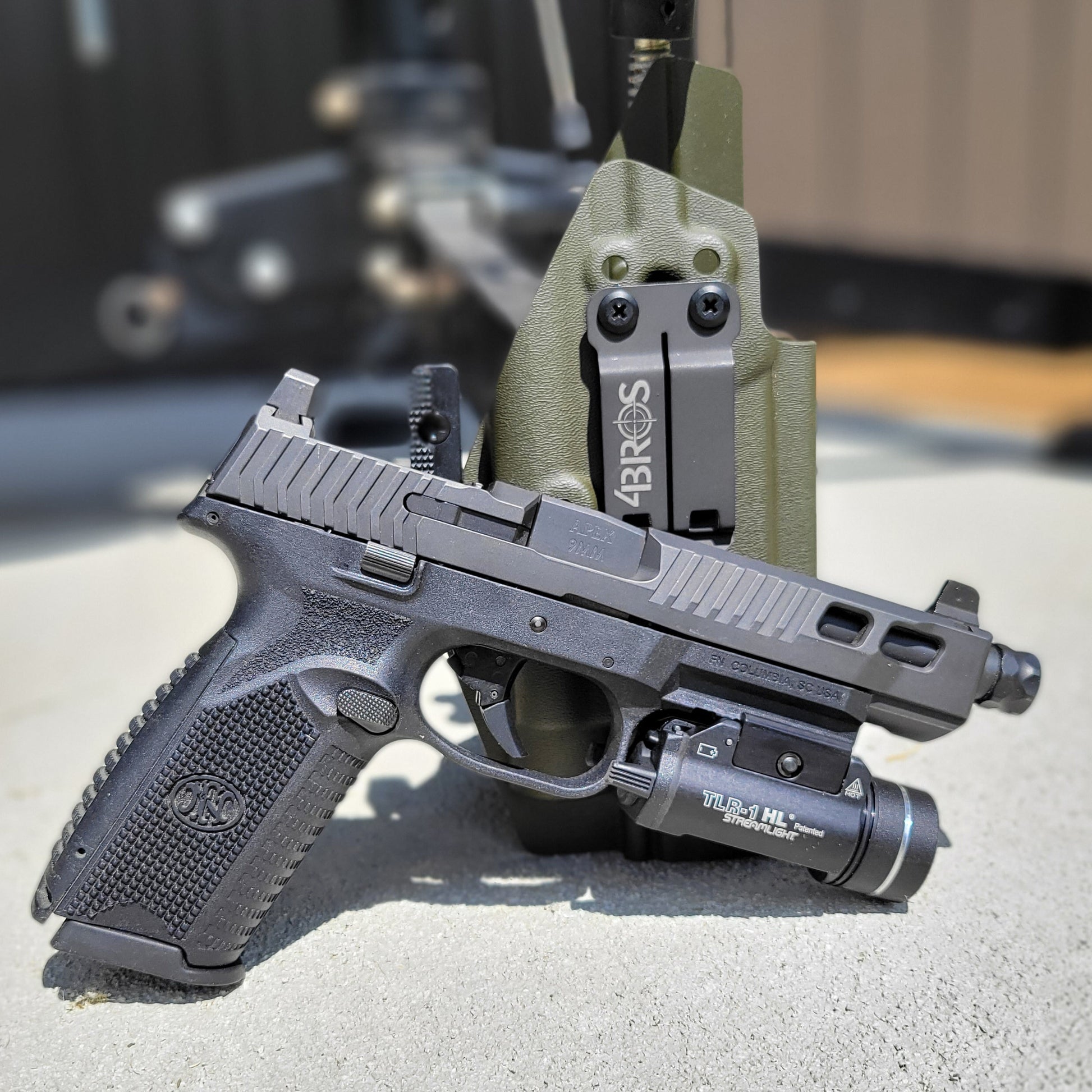 For the best IWB Inside Waistband Holster for the FN 509 LS Edge, 509 Full Size & Tactical with Apex 5" Slide & Streamlight TLR-1 shop Four Brothers Holsters.
