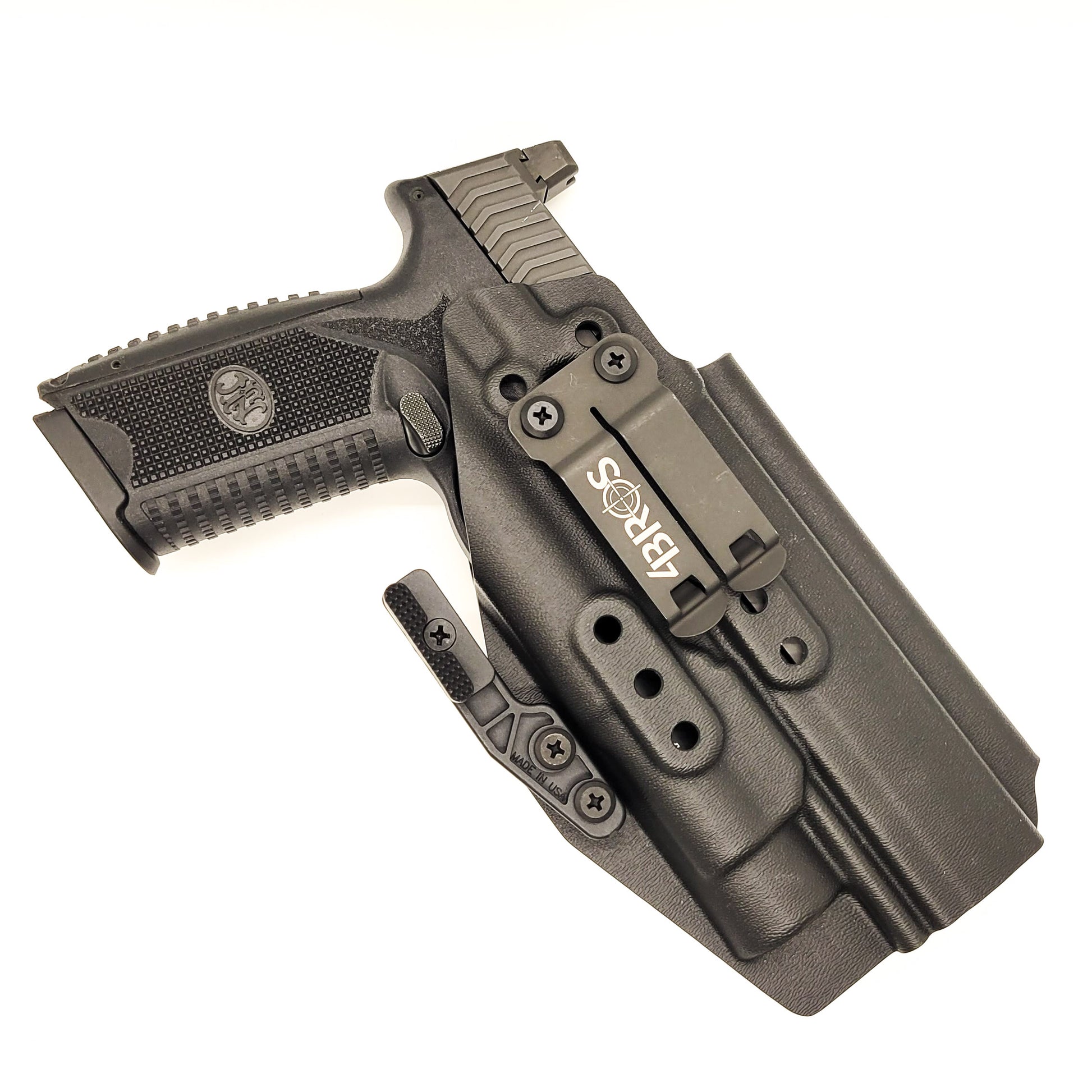 For the best IWB Inside Waistband Holster for the FN 509 LS Edge, 509 Full Size & Tactical with Apex 5" Slide & Streamlight TLR-1 shop Four Brothers Holsters.