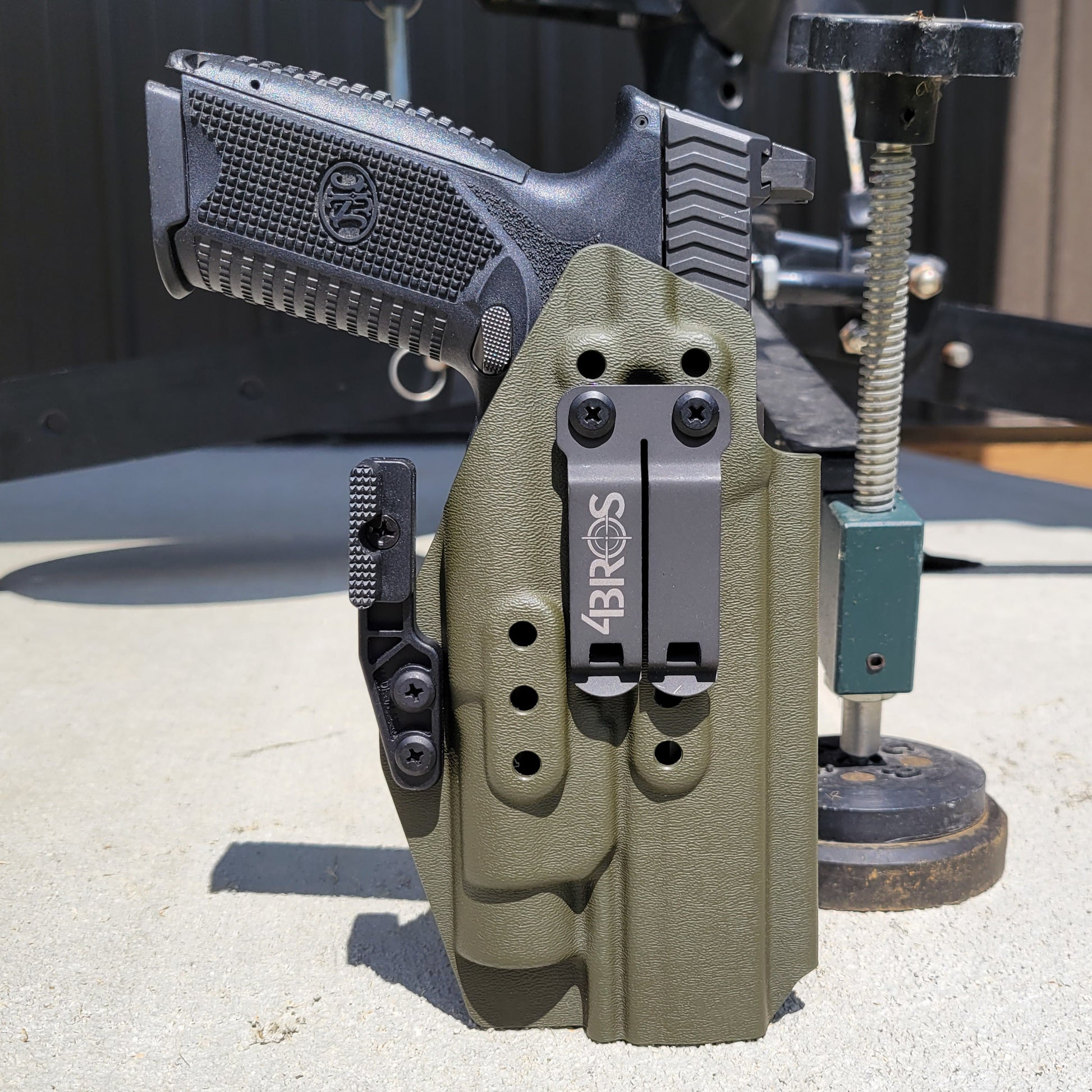 For the best IWB Inside Waistband Holster for the FN 509 LS Edge, 509 Full Size & Tactical with Apex 5" Slide & Streamlight TLR-1 shop Four Brothers Holsters.